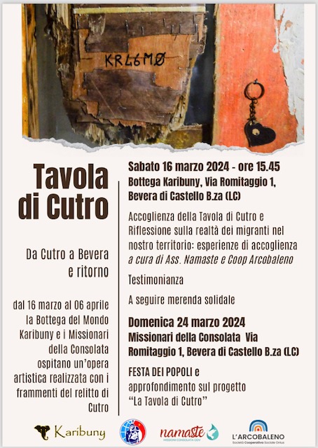 Volantino tavole di Cutro